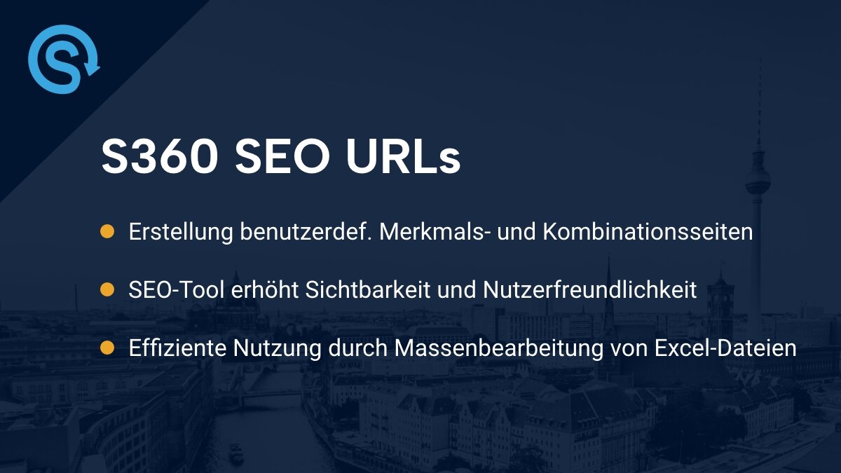 S360 SEO-URLs - Indexierbare Filterkombinationsseiten für Longtail Keywords