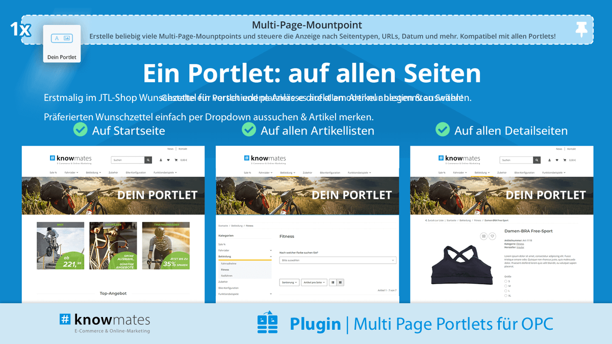 Multi Page Portlets f&uuml;r OPC