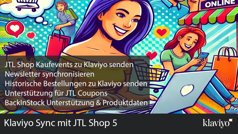 Klaviyo Tracking Newsletter & eMail Marketing Automatisierung - JTL Shop 5