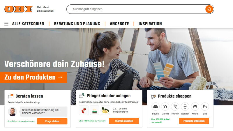 JTL-eazyAuction Marktplätze - OBI Marktplatz - OPEN BETA