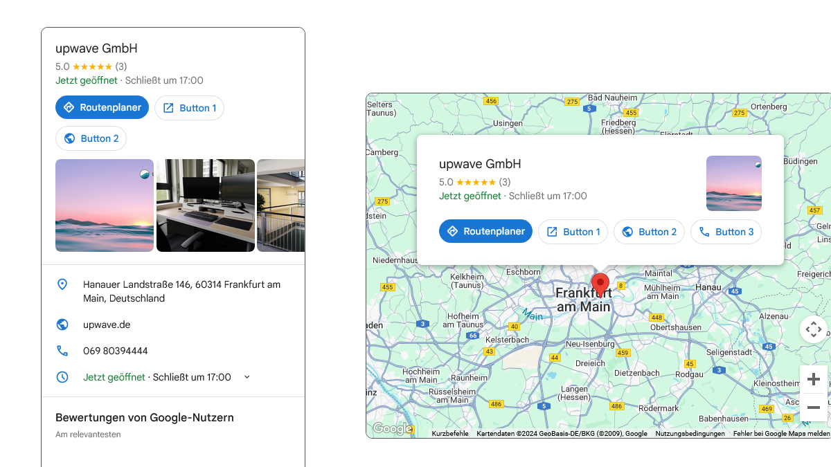 Google Location Portlet - Google Maps, Google Business-Profil &amp; Bewertungen