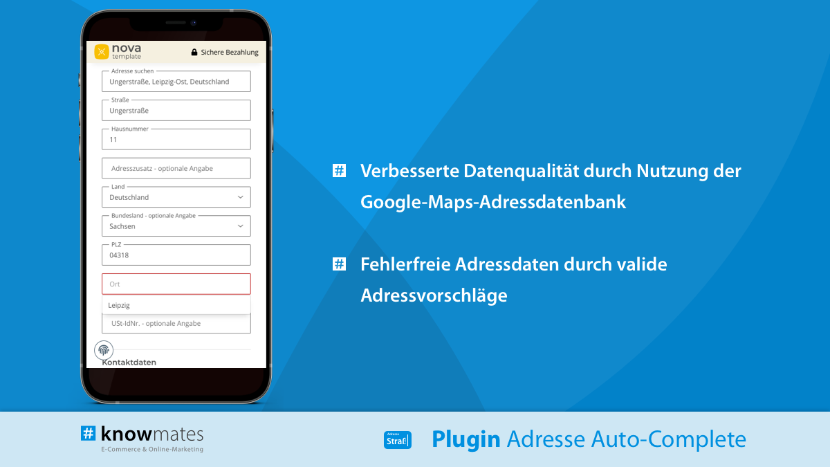 Adresse Auto Complete1