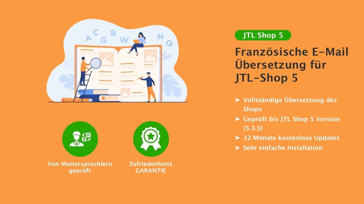 Franz&ouml;sische Mailvorlagen f&uuml;r JTL Shop 5