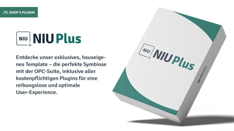 NIU Plus Starter+ Template für JTL Shop 5